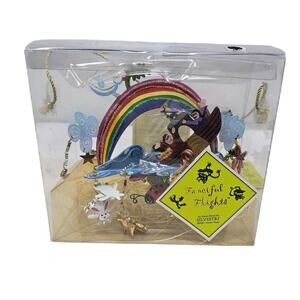 NEW Fanciful Flights Karen Rossi Silvestri 2000 Noah's Ark Ornament Rainbow